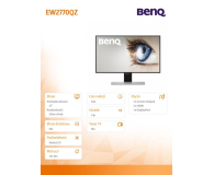 BenQ EW2770QZ srebrno-czarny - 365911 - zdjęcie 2